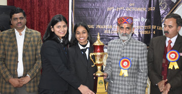 Bagged the Winners trophy at 5th late sh. Thakur Kashmir Singh Memorial National Moot Court Competition, 2023 Organized by the Himachal Pradesh University of Legal Studies, Shimla
