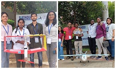Team Falcon and Team Shyena received 2nd Prize in Innovation (Micro and Regular category) at SAE Autonomous Drone Development Competition (ADDC) 2023